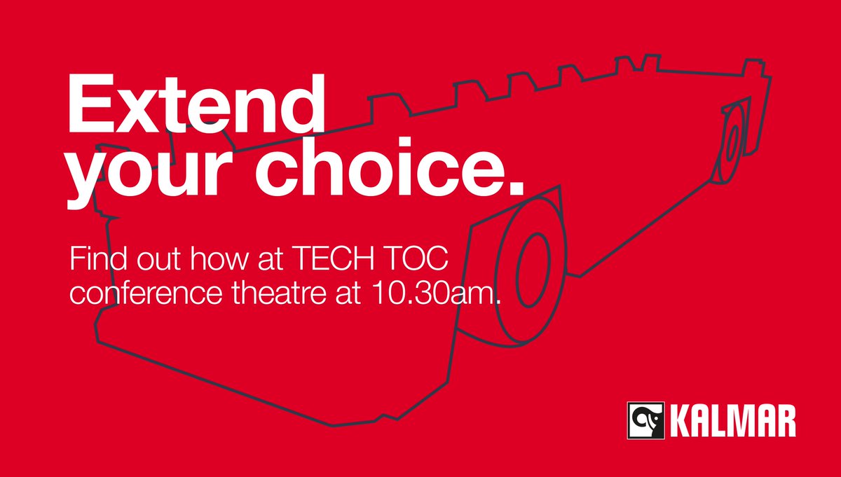 Kalmarglobal's tweet image. Are you ready for a new Kalmar solution? We are preparing to launch something exciting next week at TOC Asia. Find out how we are extending your choice at #TECHTOC conference theatre on Tuesday 24 April at 10.30am. #ecoefficiency @TOCWorldwide tocevents-asia.com/en/Conference/…