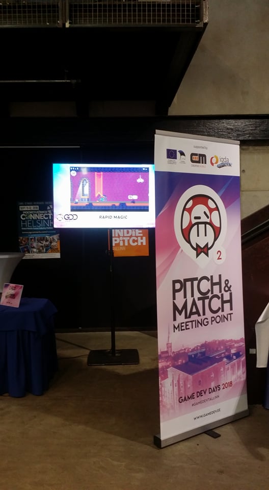 plushpopsoft's tweet photo. We're back home from #gamedevdays, and we had a blast! It was really awesome to meet everyone and your interest in #RapidMagic was inspiring. Thanks for making it a fun experience! We hope to see all of you again. 🌟 https://t.co/5aWCoT0ceX