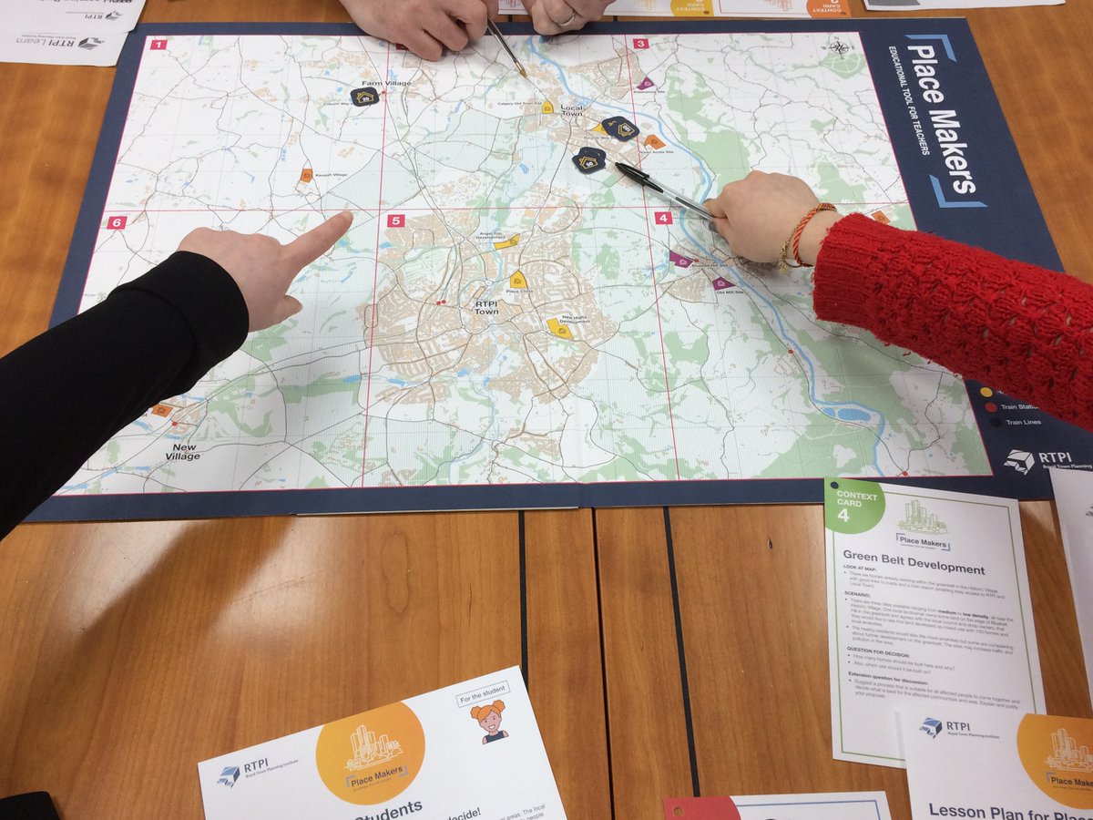 RTPIPlanners's tweet image. We&apos;re launching an interactive role play board game - called Place Makers - for students aged 14-18 to get them thinking about planning and inspire the next generation to join the profession. We have 100 sets of this education resource for teachers: ow.ly/W6YA30jAAev
