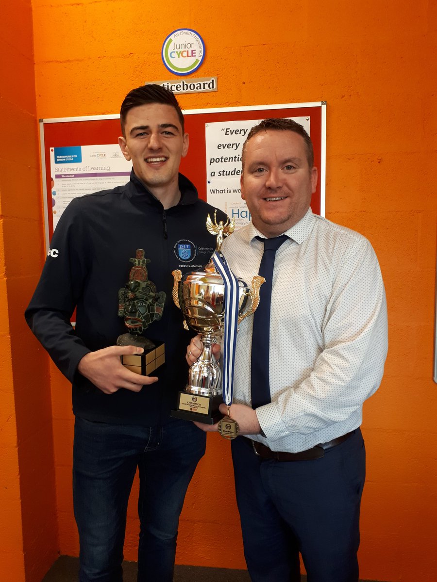 ratoathcollege's tweet photo. Thanks so much to past pupil Keith McCabe who addressed the school at assembly this morning and spoke about his 
DIT teams NIBS world case competition in Guatemala #rcalumni #DIT https://t.co/XJIcsBA9H8