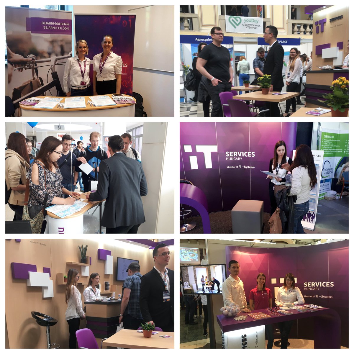 Busy times at <a href="/ITServicesH/">IT Services Hungary</a> :-) 5 job fairs in a week: 2x #Debrecen, #Miskolc, #Pécs and #Budapest. Thank you for the contribution of our #HR professionals around the country!