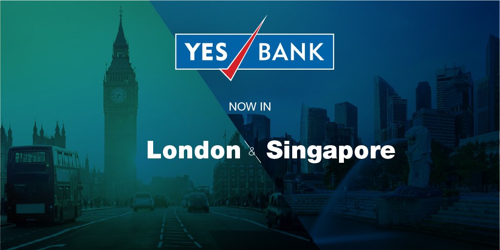 YES BANK to open International Representative Offices in #London &amp; #Singapore in a bid to expand its services to NRI population &amp; Indian entities. Read more at: goo.gl/YrwhtK