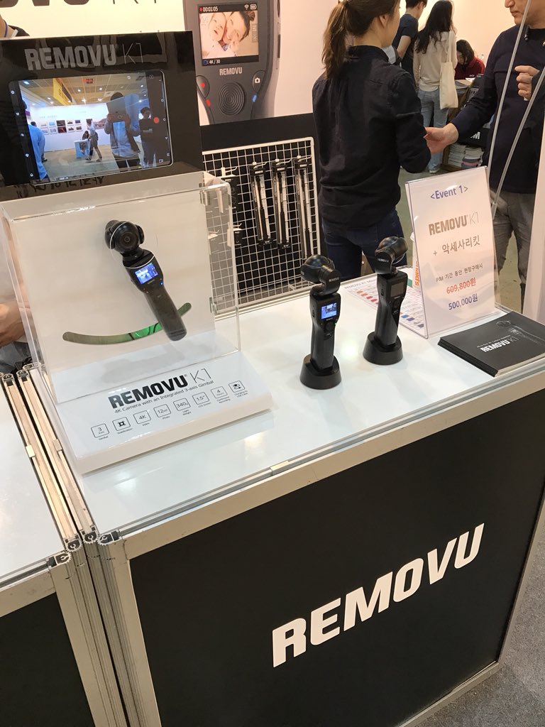 soon_roku's tweet image. 리모뷰k1 한손짐벌 캠