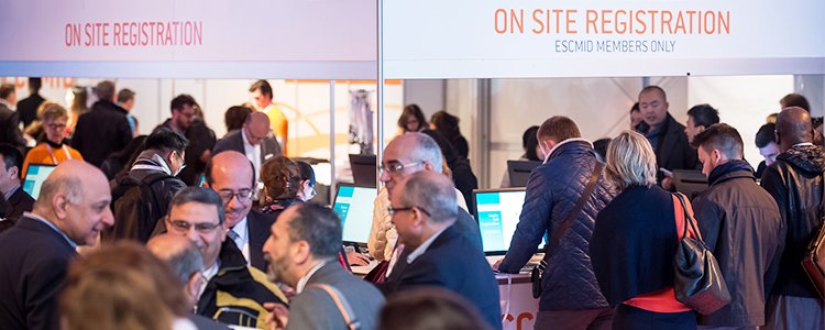 ESCMID's tweet photo. #ECCMID2018 kicks off tomorrow!

On-site registration times are as follows:
  Fri, 20 April 2018    14:00–19:00
  Sat, 21 April 2018   07:00–19:00
  Sun, 22 April 2018  07:00–18:00
  Mon, 23 April 2018 07:00–18:00
  Tue, 24 April 2018   07:00–15:30 https://t.co/fTZKAP3OAD