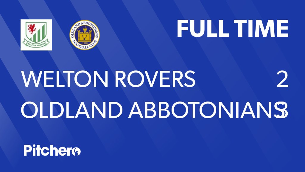 oldlandafc's tweet photo. FULL TIME: Welton Rovers 2 - 3 Oldland Abbotonians
#WELOLD #Pitchero
https://t.co/nDsomCqskn https://t.co/s9QXtptHzY