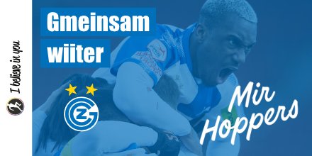 Tolle Aktion für alle @1886_gc_zuerich-Fans! Unter ibelieveinyou.ch/gcz können sie sich ihre Saisonkarte mit bis zu 40% Rabatt ergattern!