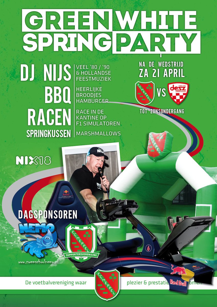 FCMeppel's tweet photo. Ben je erbij morgen? #mooiweer #feestje #plezierenprestatie https://t.co/rnbt3QgLKp
