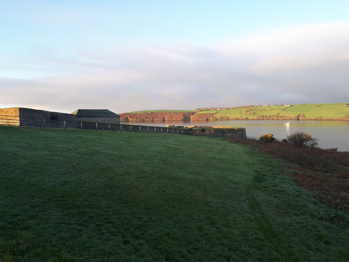 Ready for flight on this sunny morning in Charles Fort, Kinsale for the @CycleSportif 🚲
