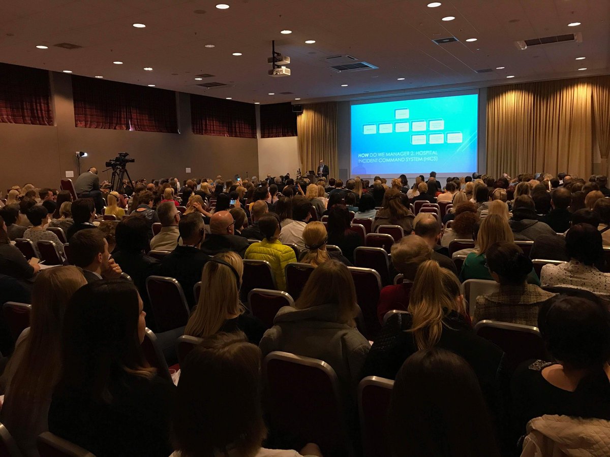 ItinSkubi's tweet photo. After a successful start, the second day of the conference is beginning with a presentation from John Brown on the role of ED in mass casualty incidents #FOAMed #EM #litsem2018 #FOAM https://t.co/byDNAcpoIr
