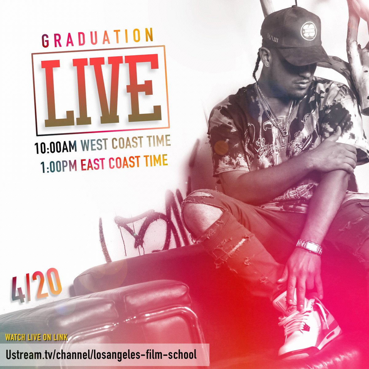 3HIRTY_3HIRD's tweet photo. If you would like to watch a live stream of me graduating tomorrow just click on the link ! https://t.co/dGpaJz57iC #3HIRTY3HIRD #WVRK https://t.co/6Quet6ZJmJ