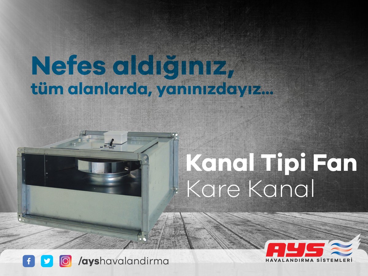 Kanal Tipi Fan - Kare Kanal
ayshavalandirma.com
#HücreliAspiratör #havalandırma #iklimlendirme #fan #aspiratör