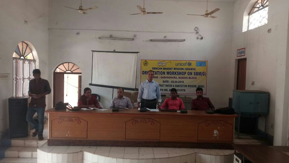 One day Orientation workshop on SBM-(G) to the GRS, GP-EO and swachhgrahis at Kanhia block in the presence of BDO and EE. #SwachhBharat #ZSBP <a href="/swachhbharat/">Swachh Bharat Mission - Grameen</a> <a href="/paramiyer_/">Param Iyer</a> <a href="/tatatrusts/">Tata Trusts</a> <a href="/sbmodisha/">SBMODISHA</a> <a href="/roopamishra77/">Roopa Mishra</a> <a href="/PRDeptOdisha/">Panchayati Raj and Drinking Water Department</a> @odisha_zsbp @Sbmzsbp