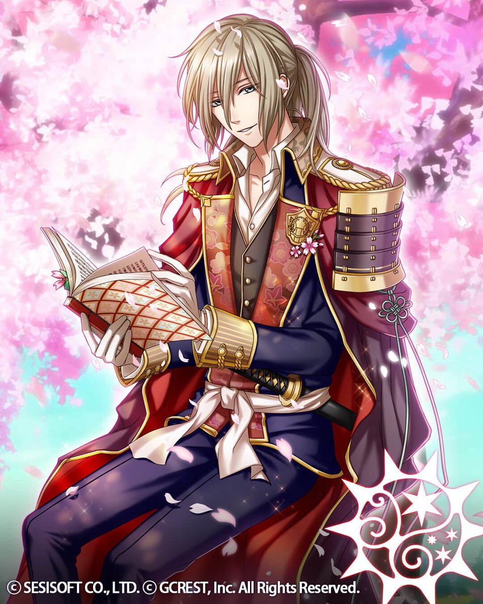 왕자소개] 하쿠(CV : 토리우미 코스케) - 책의 나라 리베일의 왕자. 히스테릭한 어머니의 영향으로 말수가 적고 감정이 없다. 숲에서  책을 읽고 있을 때가 많다. 이번에 어느 문헌에 실린 '요괴 벚꽃'이라는 벚나무를 찾아 소가국을, image size:960x1200