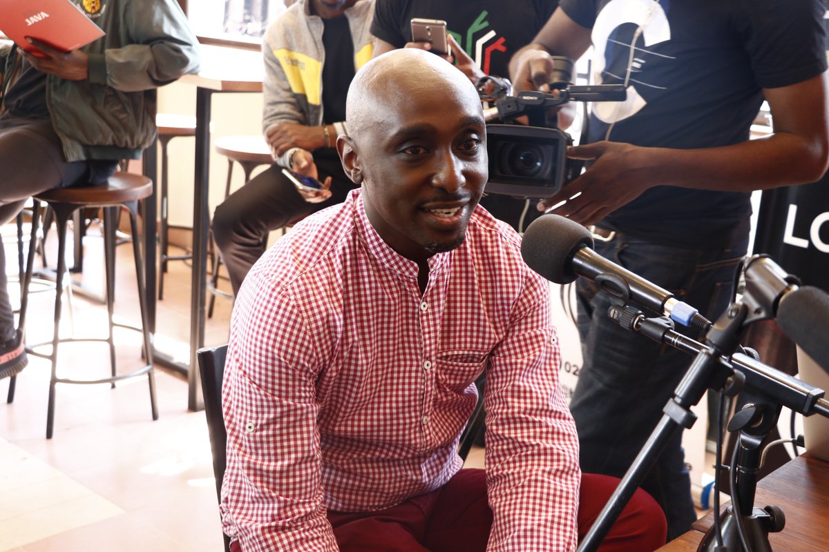 HomeboyzRadio's tweet image. @javahouseafrica brand manager Kelvin Munyi on #GMITM #javaopensbranch56