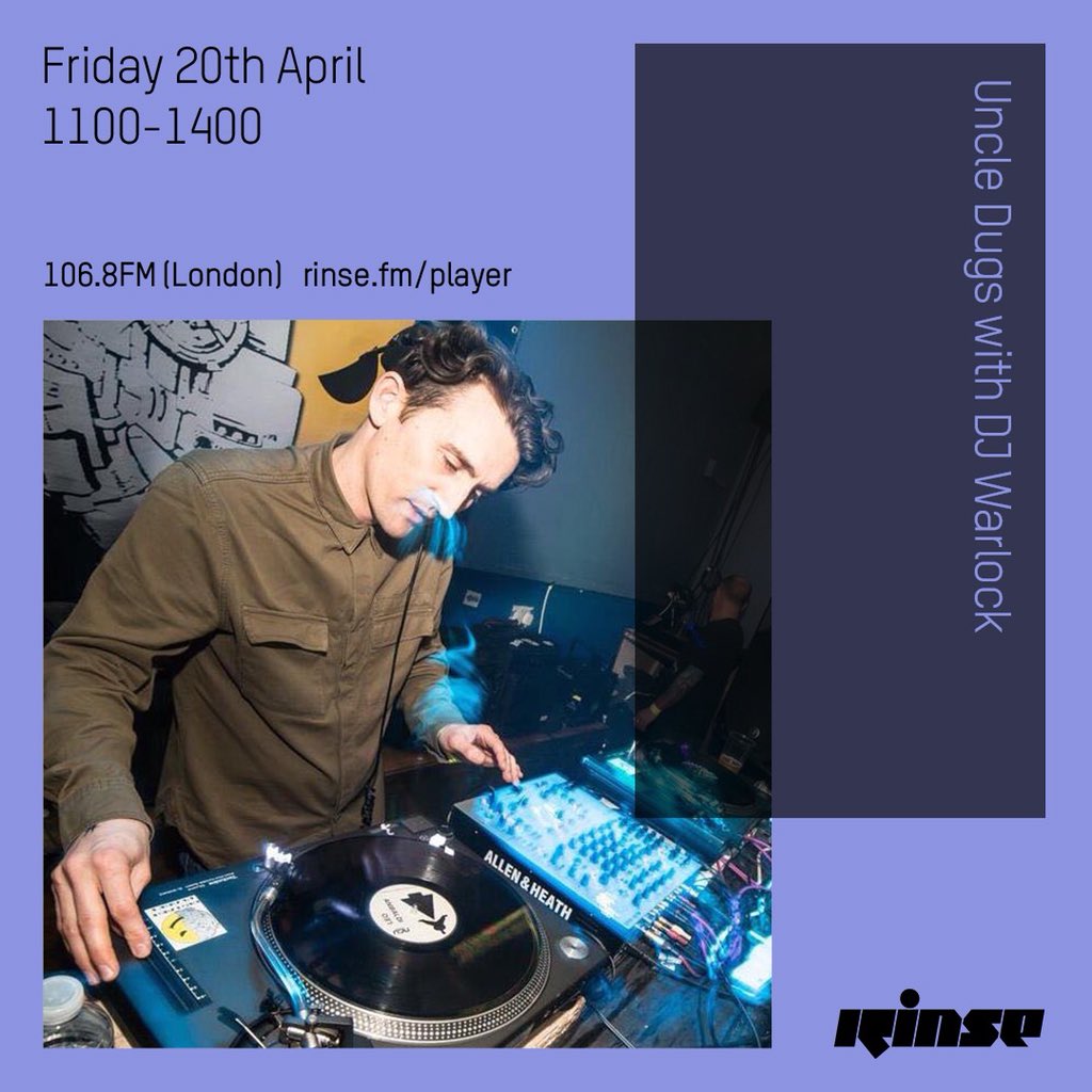 Happy #RCFF guys..

Continuing the #RCFFJukebox today with part 5 of your selections taking us through 1992..

Plusssssss, <a href="/WarlockDJ/">Warlock</a> is my special guest to..

Tell a friend to tell a friend &gt;&gt;&gt;&gt;

See you at 11 guys....

<a href="/RinseFM/">Rinse FM</a> <a href="/MzWiggle/">Wigzy</a>