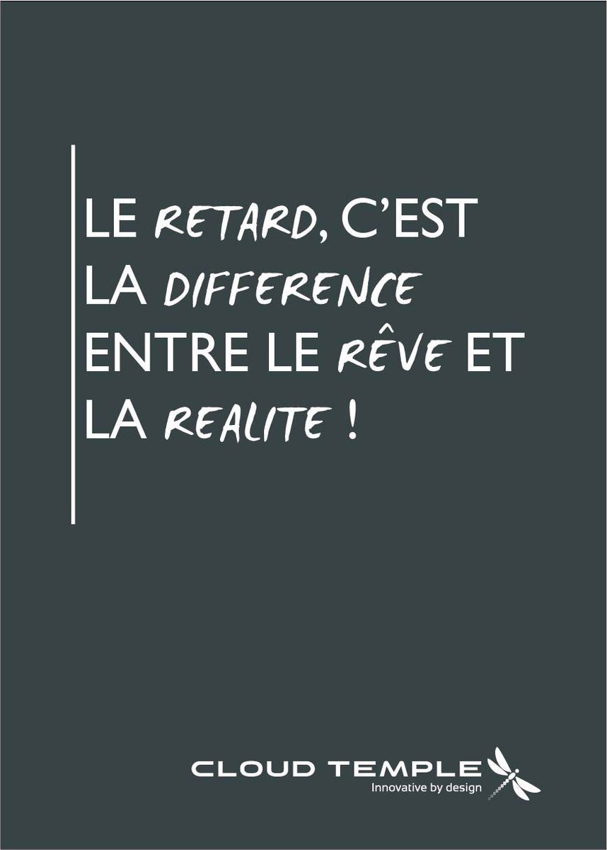 f_leguedois's tweet photo. #mixit18 suite à "Cessons les estimations !" d'hier, une petite définition du retard cc @CloudTemple https://t.co/I2VaH2Iq0d