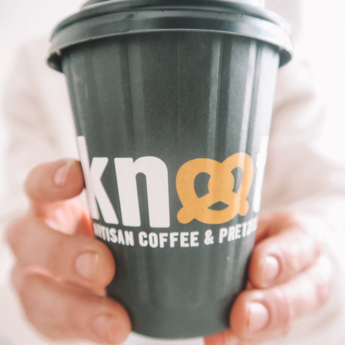 Coffee.  It's a hug in a mug. #knotpretzels #londoncoffee