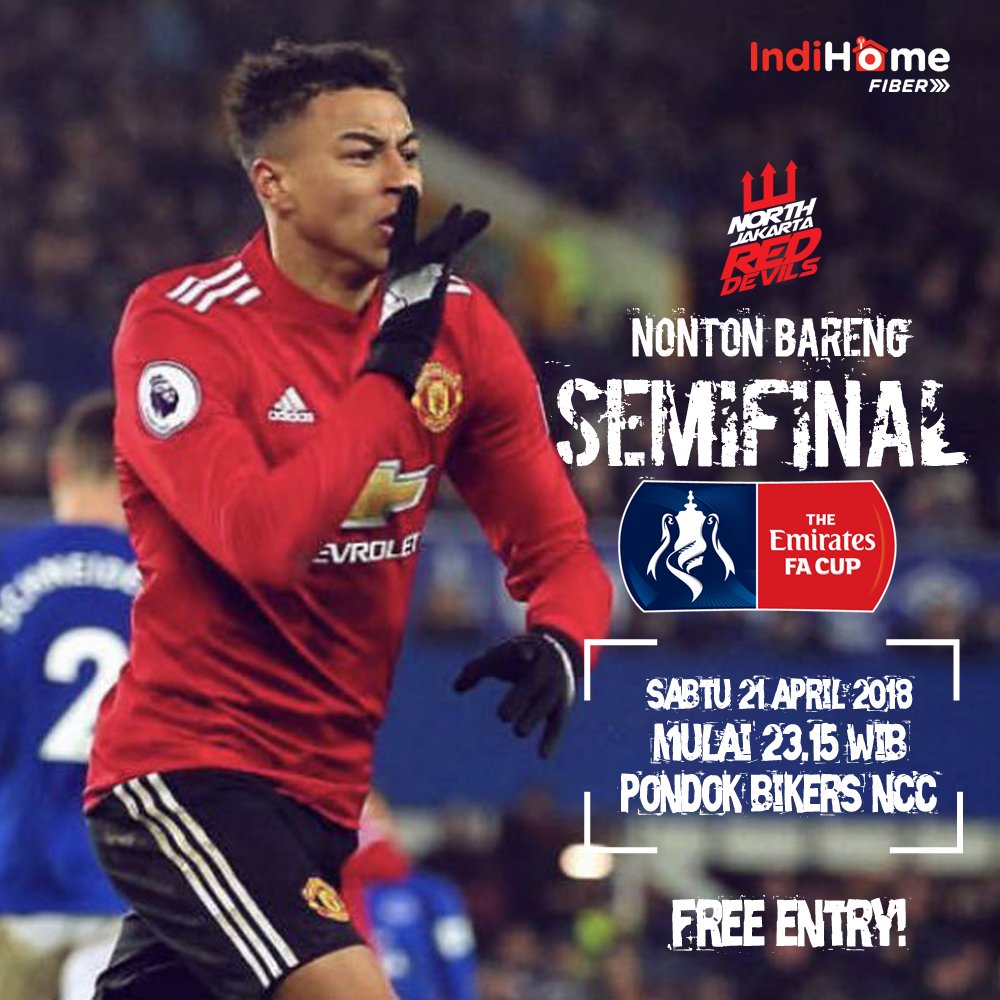 NJRedDevils's tweet image. kuy nobar Semifinal Piala FA ... 

Sabtu 21 April 2018,
Mulai 23.00 WIB

Pondok Bikers NCC
Plumpang Semper 

Free Entry