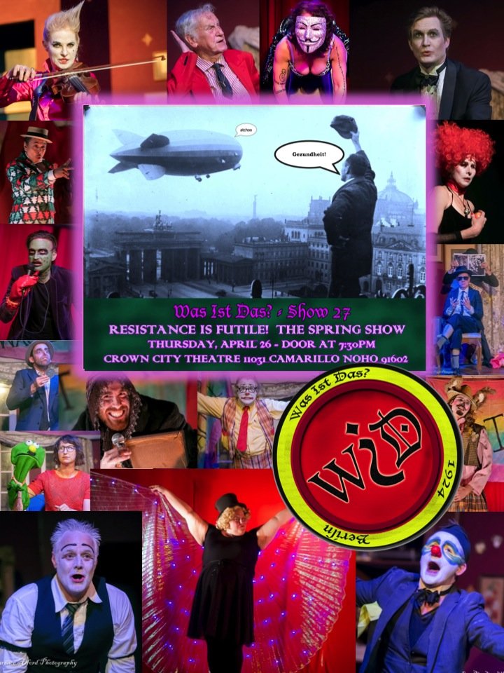 WasIstDasShowLA's tweet photo. @jenjonassen JONASSEN WILL OWN THE STAGE AND COMMAND YOUR JOY. SHE IS NOT  TO BE MISSED. Be with us at WAS IST DAS SHOW 27 - Thurs. Apr. 26  -The Crown City Theater 11031 Camarillo St., NoHo, 91602
 Show: 8pm to 9:30pm
 tickets: https://t.co/G2NIQBOiLB https://t.co/4qF2s6cuuc