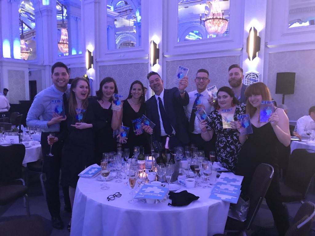 Last night we won not ONE but THREE #EBMAwards! Thank you @hodes_uk. We’ve come a long way and we’re only just getting started! #sharepurposefeelproud