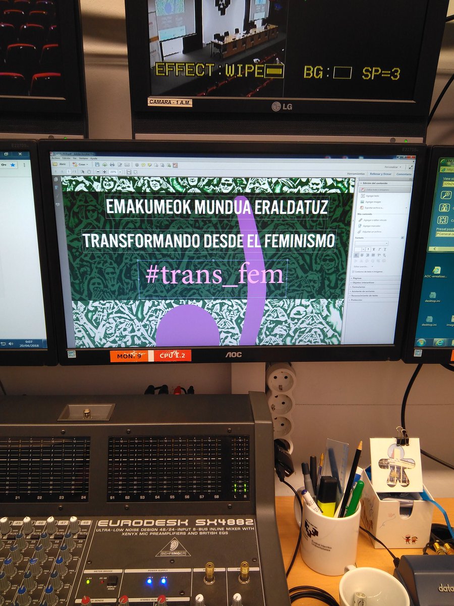 mentxuwiki's tweet photo. Ya tenemos #hashtag oficial para las Jornadas de Trabajo Social "Transformando desde el feminismo" que comienzan en Facultad de Letras @upvehu
¡Sigue las jornadas!
🐦#trans_fem
🔴 Streaming: https://t.co/LtABlXXJYJ https://t.co/gCs2XYoXDw