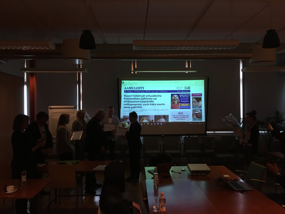 anssihaikio's tweet image. Uusia palkittuja yritysideoita #aamulehti #Ensimetri