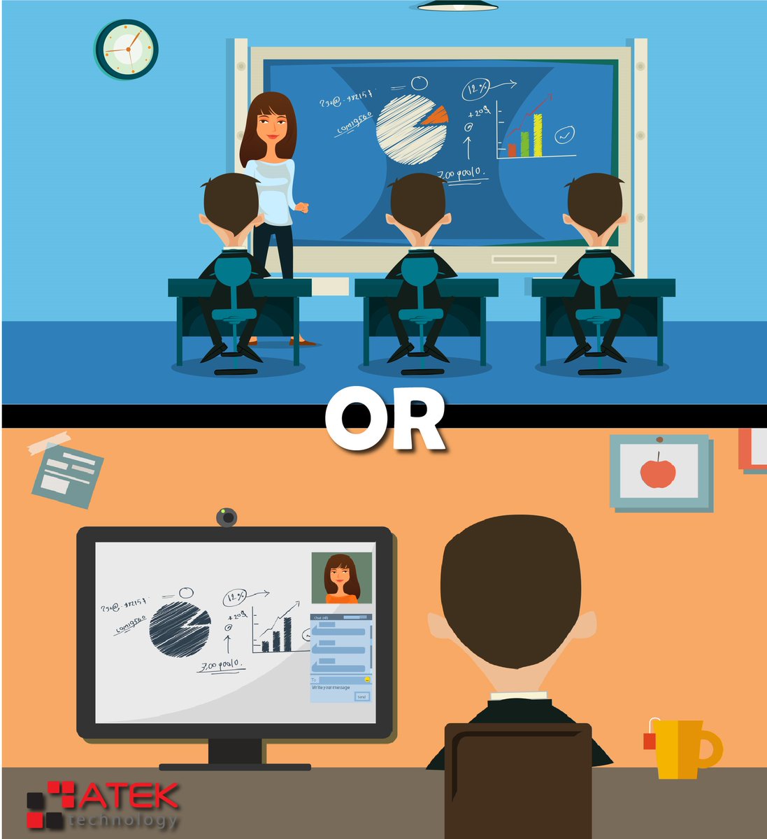 ATEKTechnology's tweet photo. 8 reasons why Companies go for ATEK Video Conference Solution?

[7/8] Learning &amp; Training
Training and learning sessions can be conducted in any location, eliminating the need to combine instructors and trainees in the same room.

Find out more https://t.co/FELsJyhe5j https://t.co/sW1GYEXdC2