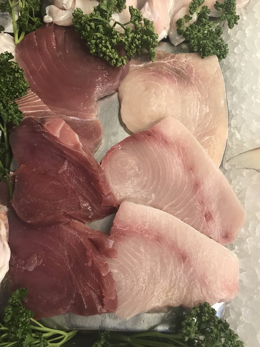 Take advantage of the lovely weather this weekend &amp; have a BBQ!!!!! Here is our top 3 Fish/Shell Fish for the BBQ....

1) Madagascan Tiger Prawns 
2) Fresh Red Snapper
3) Fresh Tuna or Swordfish

All are excellent seasoned &amp; cooked out on the grill.... 
#BeckBromFL #EatMoreFish