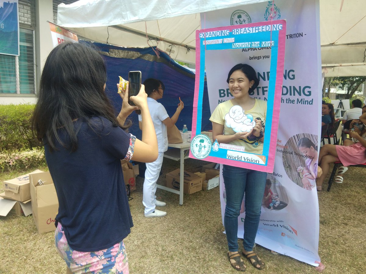 kpalcantara_'s tweet photo. Last day of our week-long booth. Salamat sa lahat ng pumunta. See you on monday, April 23, 8am to 12noon, at CEAT B-100 para sa symposium! #MBFP #MagpaBreastFeedParaHealthy https://t.co/g64yqJINb9