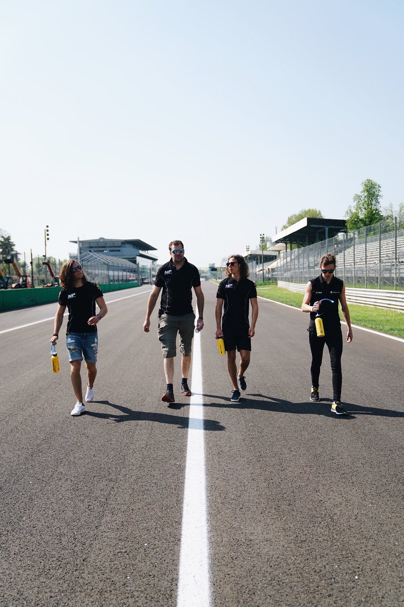 trakntalk's tweet photo. The #FormulaRenault @mpmotorsport_ drivers arrived for Round 2 of the Eurocup yesterday. Check out their #trackwalk🚶🏽‍♂️ https://t.co/4o1w1Sw6qD