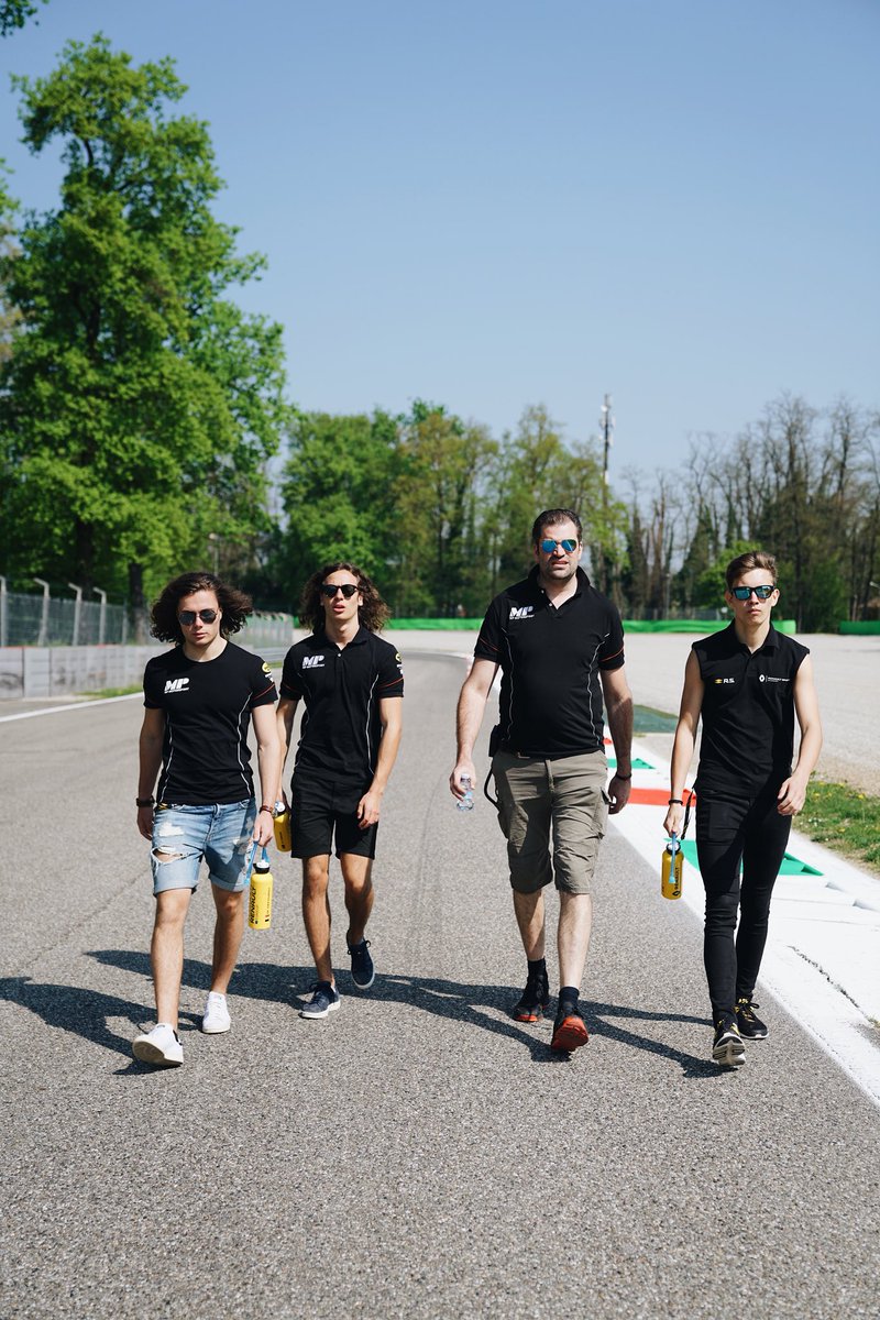 The #FormulaRenault <a href="/mpmotorsport_/">Mp</a> drivers arrived for Round 2 of the Eurocup yesterday. Check out their #trackwalk🚶🏽‍♂️