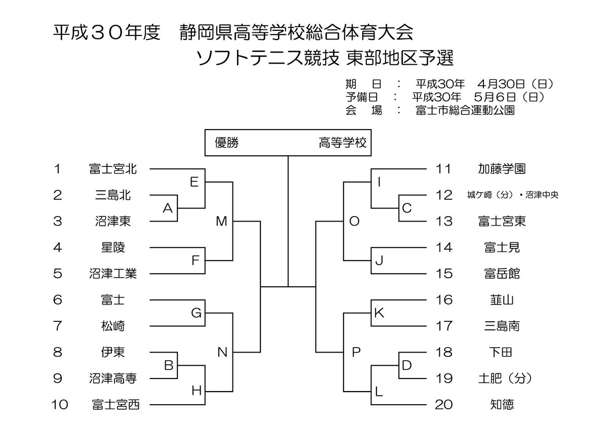 静岡県高校総体ソフトテニス 静岡県高校総体ソフトテニス