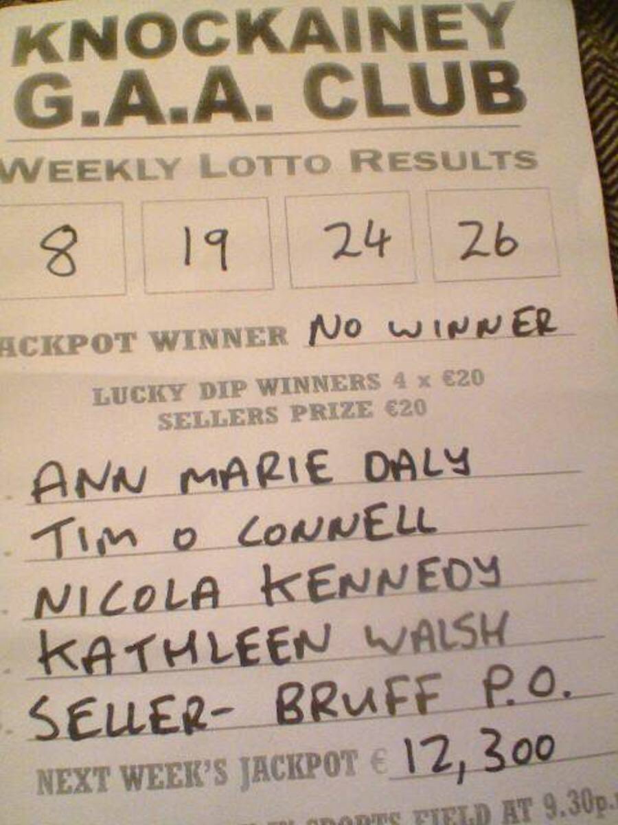 lotto results for 24th of april