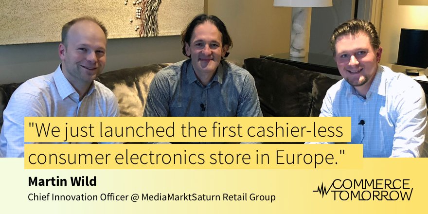dirkhoerig's tweet photo. Retail Apocalypse? Not with @martin_wild. The CIO of @MediaSaturn and head of @RetailtechHub shares first insights of Europe's first checkout-free store #SaturnExpress in our latest #Podcast episode: https://t.co/7F5gDHLCxb #CommerceTomorrow #Shoptalk https://t.co/Y0BloG4GHN