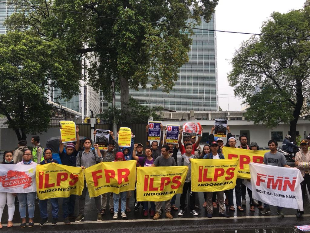 fpr1mei's tweet photo. Pernyataan Sikap FPR Mengutuk Serangan Agresi AS bersama Sekutunya terhadap Suriah https://t.co/3KTnC8ArUO https://t.co/ekOO376jZ2