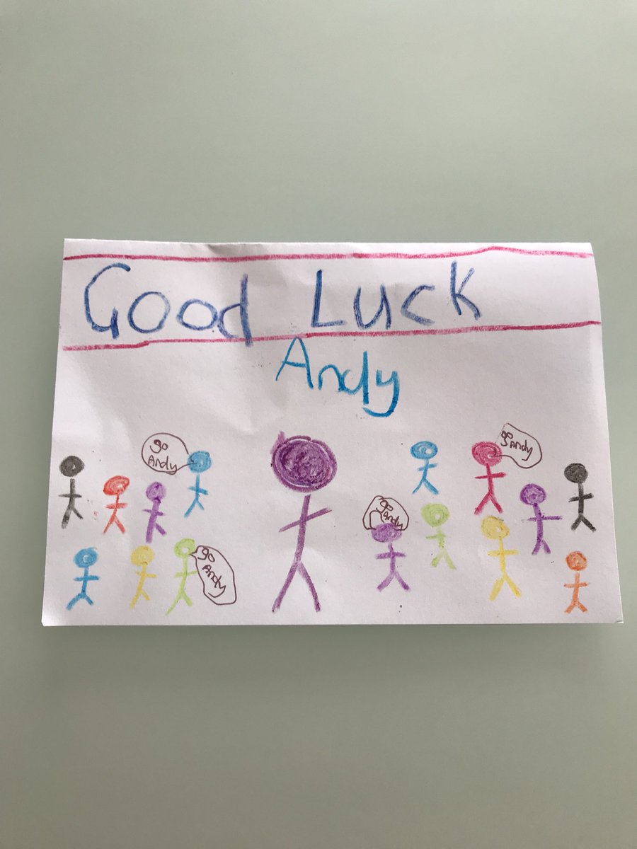 Thank you to the children @DonnaLouiseUK for my card that has arrived in the post today ❤️