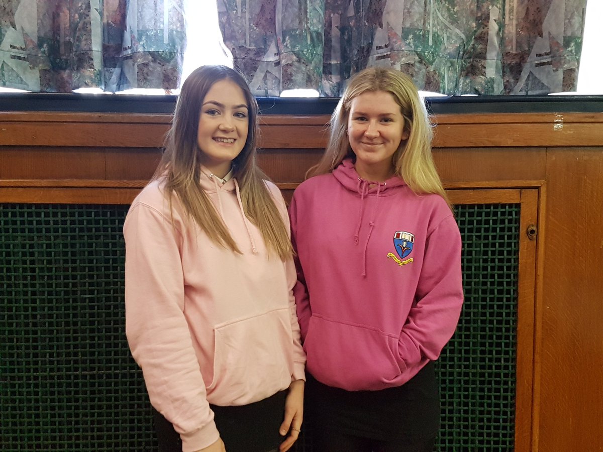 HarlawDofE's tweet photo. Georgia and Rachel received their Gold DofE Brooches at their very last Harlaw assembly.  Well done girls, fantastic achievement.  #starsofourown https://t.co/1moj1FoATn