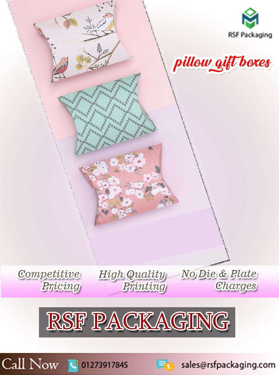 rsfpackagings's tweet photo. #Packaging is one of the most important elements of #business; it's what makes you stand out among competitors. A #pillowboxpackaging is a versatile option if you're looking to try something new. Available in a variety of colors and sizes, the possibilities are endless. #UKBA18 https://t.co/14oqur0JVI