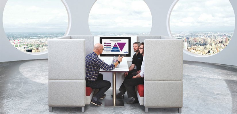 SavilleGroup's tweet photo. Over 50% of video calls consist of only a few people in a small space; keeping everyone in view can be a challenge. Join us in York next week to explore the latest huddle room technologies transforming the way we work... https://t.co/eQhezvXd2A #mbtdevents https://t.co/bHH0db3Ioh