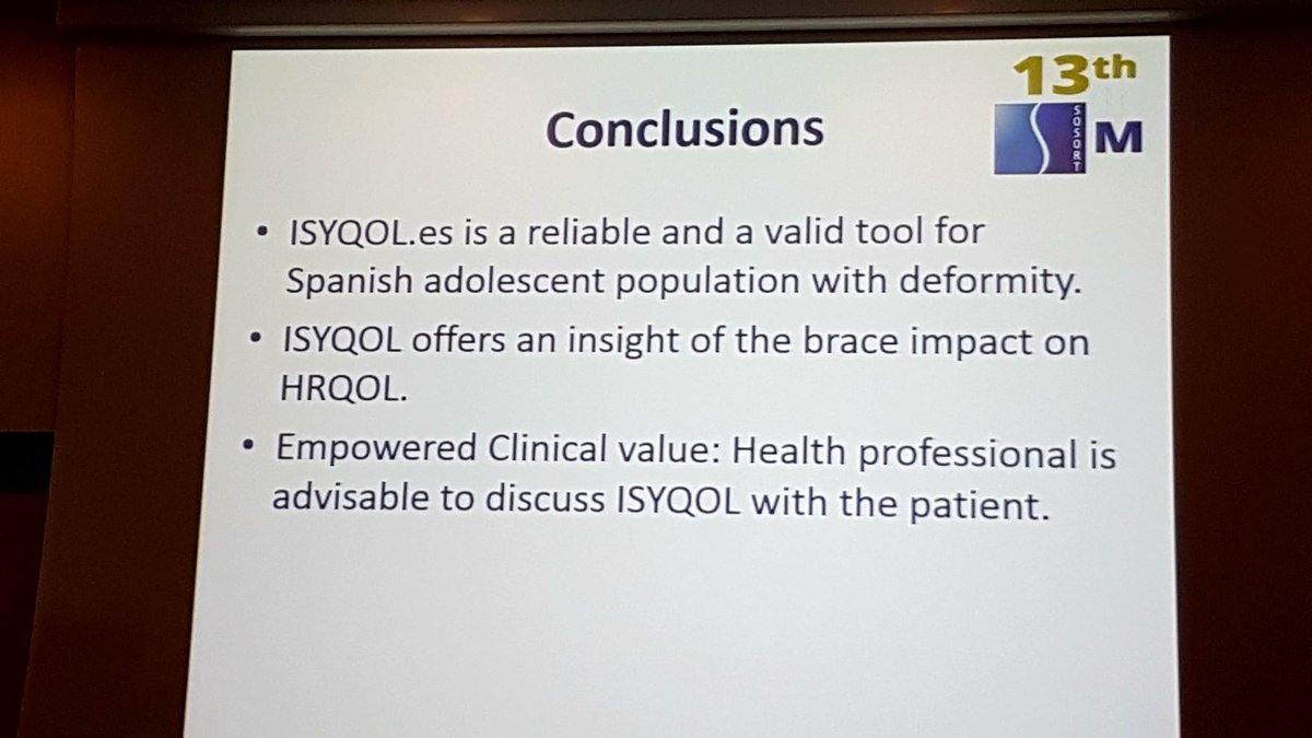 ProfNegrini's tweet image. ISYQOL validated in Spanish by Elisabetta D'Agata @SOSORTgroup @Saralaxe_dr @drMSupervia