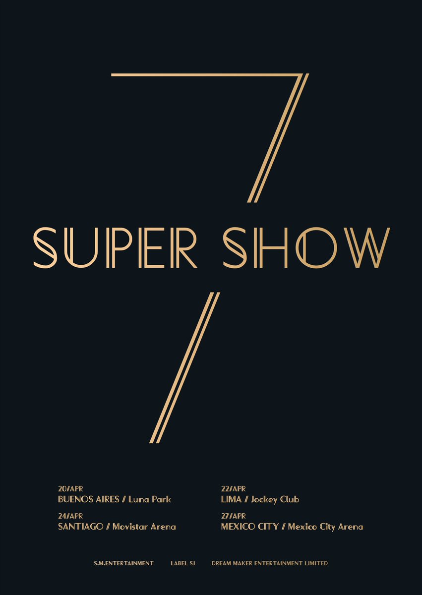 SJofficial's tweet image. #SUPERJUNIOR, Empieza Tour Latinoamérica! 💙
Juntos con Leslie Grace y Play N Skillz. 

20 de abril: Buenos Aires, Argentina
22 de abril: Lima, Perú
24 de abril: Santiago, Chile
27 de abril: Ciudad de México, México

#PremiosMTVMiaw #MTVLAKPOPSJ #MTVBRKPOPSJ @SJofficial