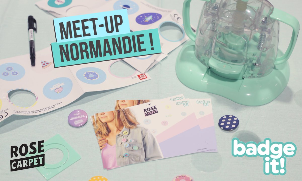 NOUVELLE RENCONTRE en Normandie ce samedi 21 avril avec <a href="/LolaDubini/">Lola Dubini</a>  et <a href="/RoseCarpet/">Rose Carpet</a> de 14h à 17h au Picwic de Barentin pour faire des photos et pleins de badge !
RDV au Picwic Barentin, ZA de la Carbonnière, 494 rue de l'EMS, 76360 Barentin !😘 #BadgeItRoseCarpet #a