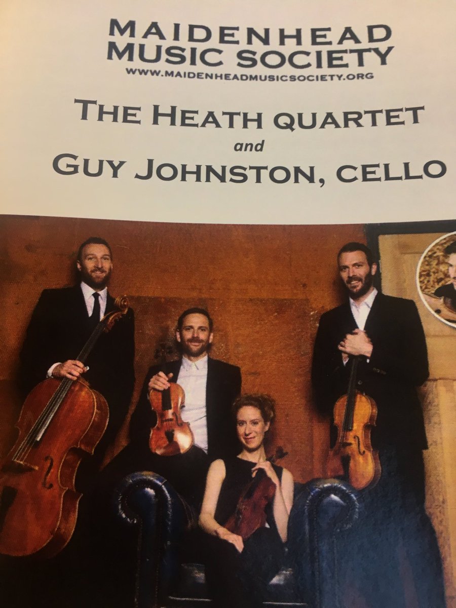 samanthajrayner's tweet photo. Fabulous music @nordenfarm last night with @heathquartet @MaidenheadMusSo with grants from @RBWM @philip_trust https://t.co/Ck04tAD0UG
