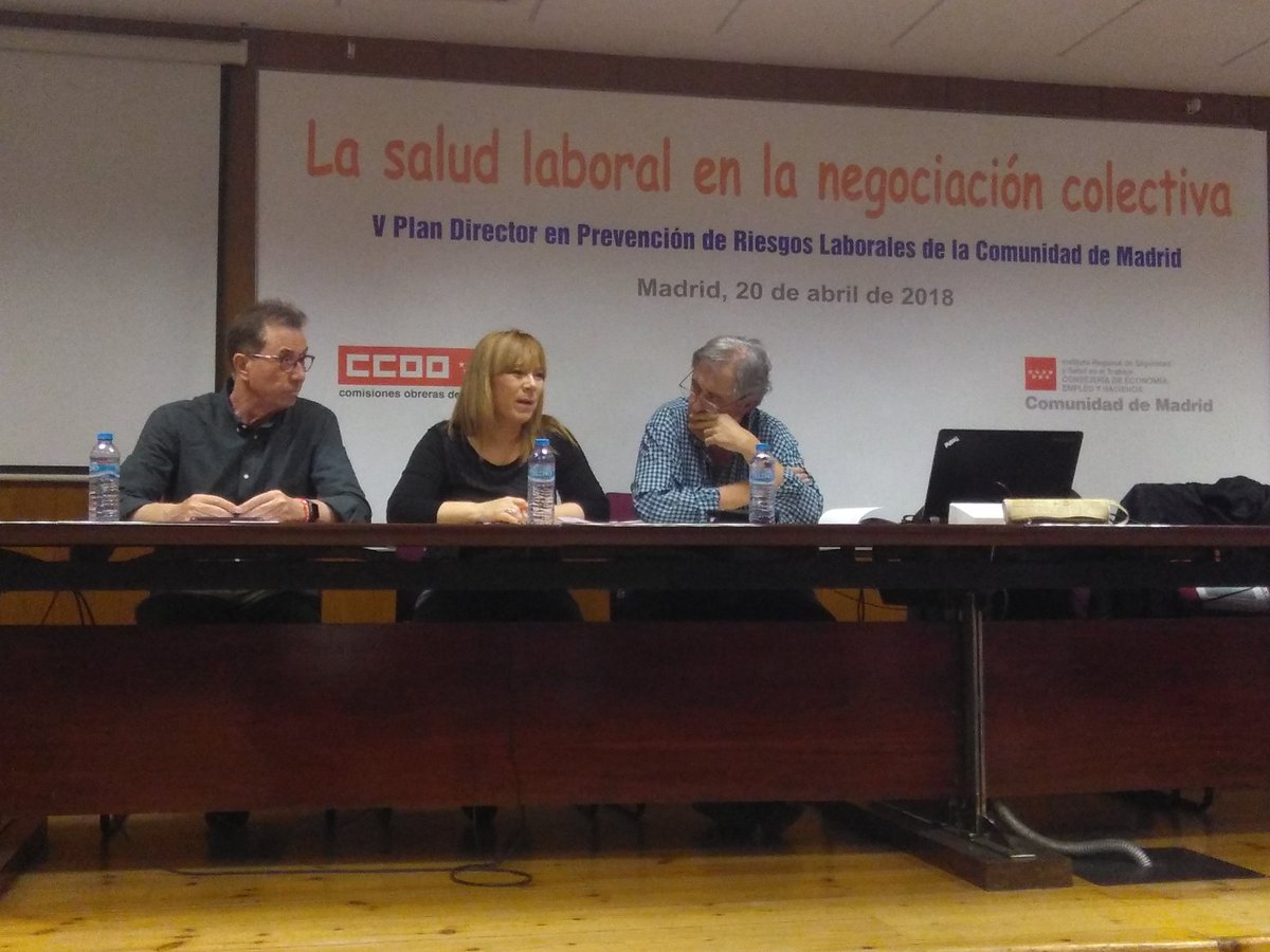 CCOO_sierra's tweet photo. Jornada de salud laboral en la negociación colectiva https://t.co/wBUuqobq7F