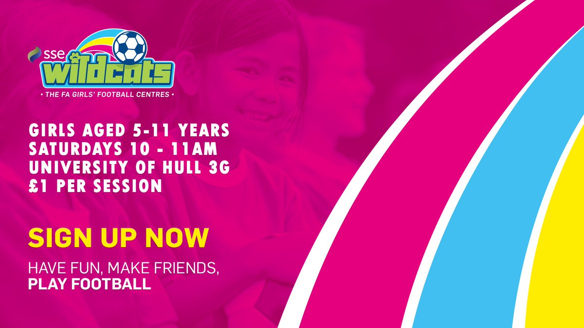FootballHull's tweet photo. ⚽️WILDCATS ⚽️

Our Wildcats Football Centre is back on tomorrow at @UniOfHull ! 

Join the girls who are already having a fantastic time playing fun and engaging games with great coaches! https://t.co/mD9uKvXwkJ