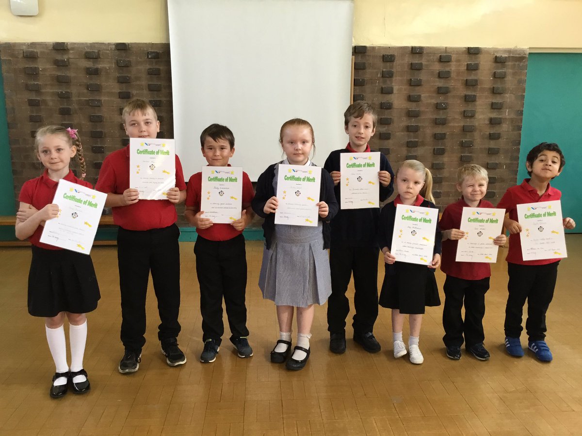 This week's merit winners