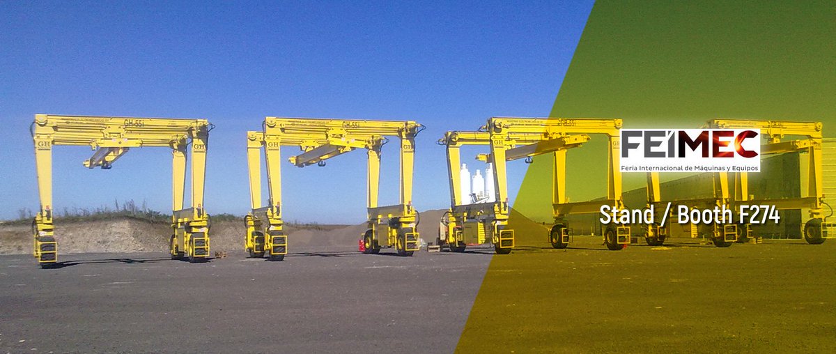 ghcranes's tweet image. GH CRANES &amp;amp; COMPONENTS will attend the Feimec fair that will be held in Sau Paulo between 24 and 28 April. #liftingYourWorld #feimec bit.ly/2JUlCKc