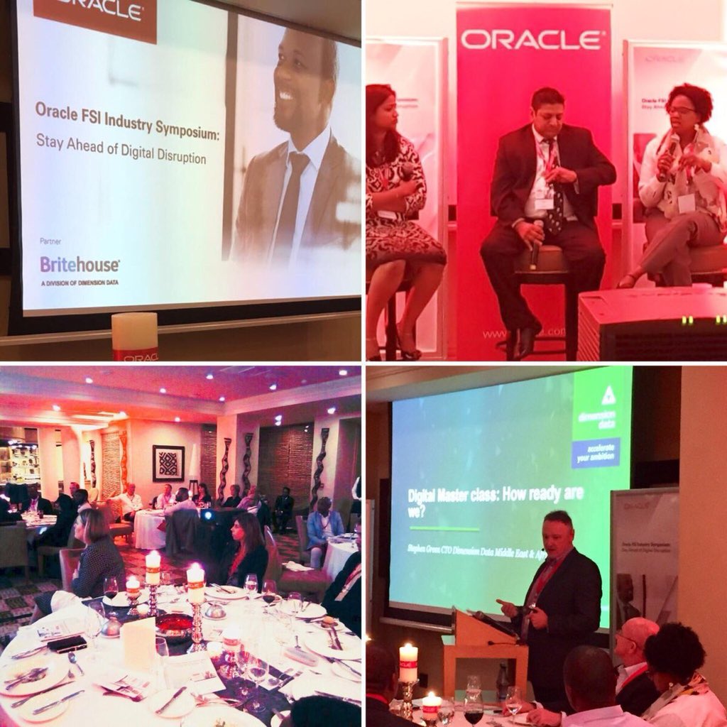 Chantel_Troskie's tweet image. #OracleFSI Symposium. Excellent evening spent with some of our customers discussing the #DigitalDistruption #PublicCloud #DataProtection. 👌 Thank you to our Cloud Partner Britehouse for co-hosting this event.