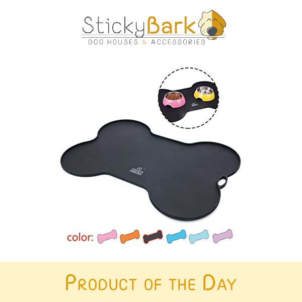 StickyBark's tweet photo. #POTD is this non-slip Bone Shaped food mat in various colours. See them all here: https://t.co/ROx5W2STz8

#stickybarkdogs #dogs #dogsuk #dogsofinsta #dogsofinstagram #dogstagram #petstagram #dogsoftwitter #doglovers #petsupplies #productoftheday  #dogbowls #dogfood https://t.co/aZQMQlO431