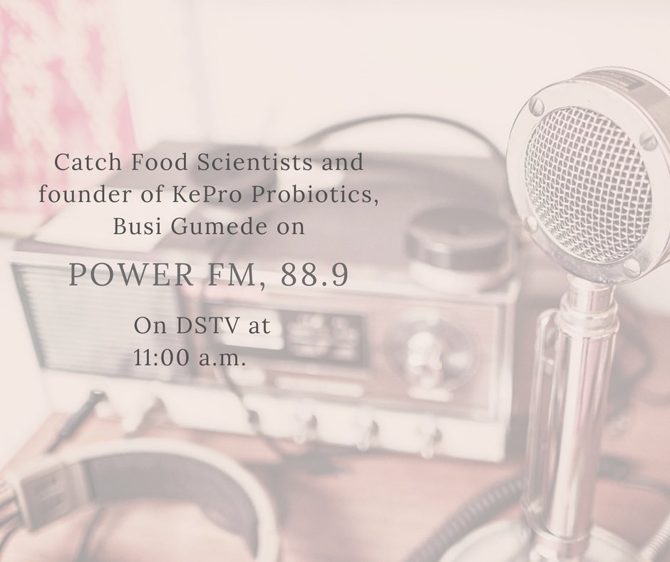 KeproProbiotic's tweet photo. Tune into @Powerfm987 right now to catch Entrepreneur and #Goodlife Foods Founder, Busi Gumede talk all things #KePro and #kefirhealth https://t.co/afIg6MswXv